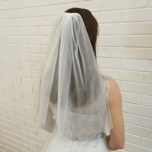 Bachelorette Veil, Hen Party Veil, Bridesmaid Veil, Bridal Shower Accessory, Anniversary Veil, Elopement Veil, Romantic Wedding Accessory