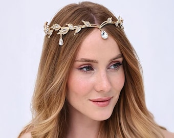 Elf Crown, Elven Tiara, Fantasy Headpiece, Elven Crown, Medieval Crown, Fairy Crown, Renaissance Crown, Princess Tiara, Elven Wedding Crown