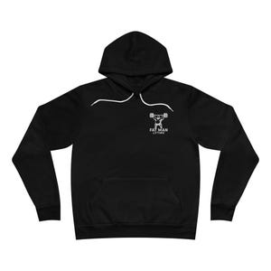 Fat Man Lifting Hoodie, Gym Lover Gift, Weightlifting Apparel, Casual Exercise Sweatshirt, Unique Gift for Him/Her, Workout Pullover