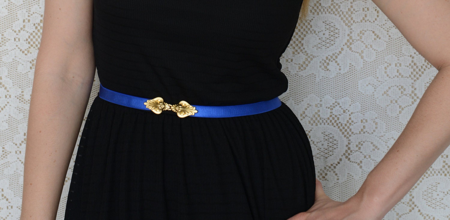 Bridesmaids belt Waist Belt Royal Blue Belt Bridesmaids Etsy