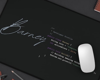 Java Developer Desk Mat | Coding Mouse Pad, Object-Oriented Decor