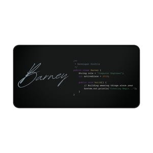 Tapis de bureau pour développeur Java | Tapis de souris avec code, décoration orientée objet image 11