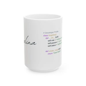 パーソナライズされたPythonコードマグカップ | ソフトウェアエンジニアへのギフト 画像 8