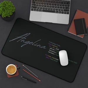 Python Code Desk Mat | Large Programmer Workspace Decor image 7