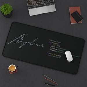 Python Code Desk Mat | Large Programmer Workspace Decor image 8