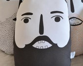 Beardy Man Malcolm Cushion