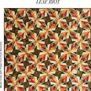 Leaf Riot Quilt Pattern