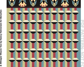 Deco Tulips Quilt Pattern