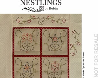 Robin's Wreaths EMBROIDERY PDF