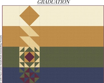 Graduation PDF quilt pattern