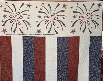 Rockets Red Glare quilt pattern PDF