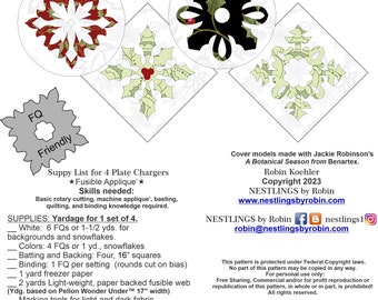 Holiday Settings PDF quilt pattern