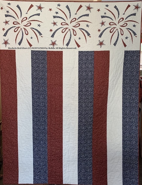Rockets Red Glare Quilt Pattern PDF - Etsy