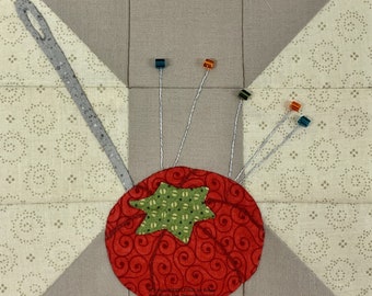 Pincushion Collector BLOCK pattern PDF