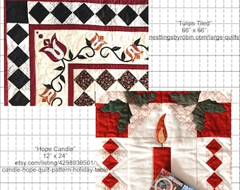 Square in a Square quilt block 'How To' guide PDF