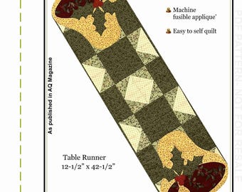 Can You Hear the Bells 3D Quilt Table Runner PDF pattern