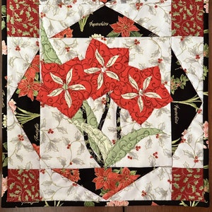 Amaryllis PDF quilt pattern image 4