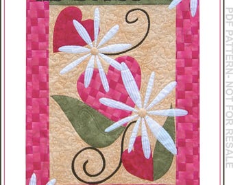 He Loves Me quilt pattern PDF download