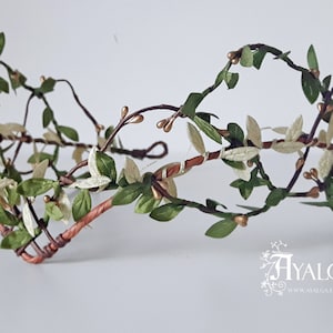 Handmade Woodland Elf Tiara: Fairycore Festival Crown