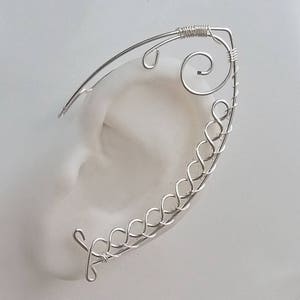 Pendiente de oreja élfico: pendiente élfico hecho a mano, joyería de hadas