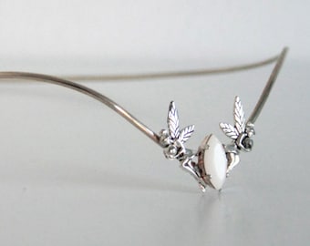 Elvish Swarovski Crystal Tiara – Handmade Fairy Crown