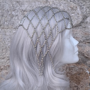 Chains Headdress, Medieval Inspired Cap