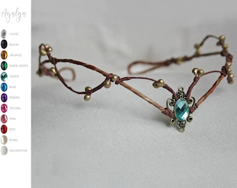 Woodland elf tiara - elven headpiece - fairy crown woodland tiara - circlet - elf tiara - elven tiara - woodland wedding crown