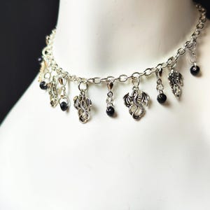 Gothic Dragon Choker Necklace | Fantasy Jewelry | Handmade Medieval Witchy Pendant | Dark Aesthetic Steampunk Gift for Her
