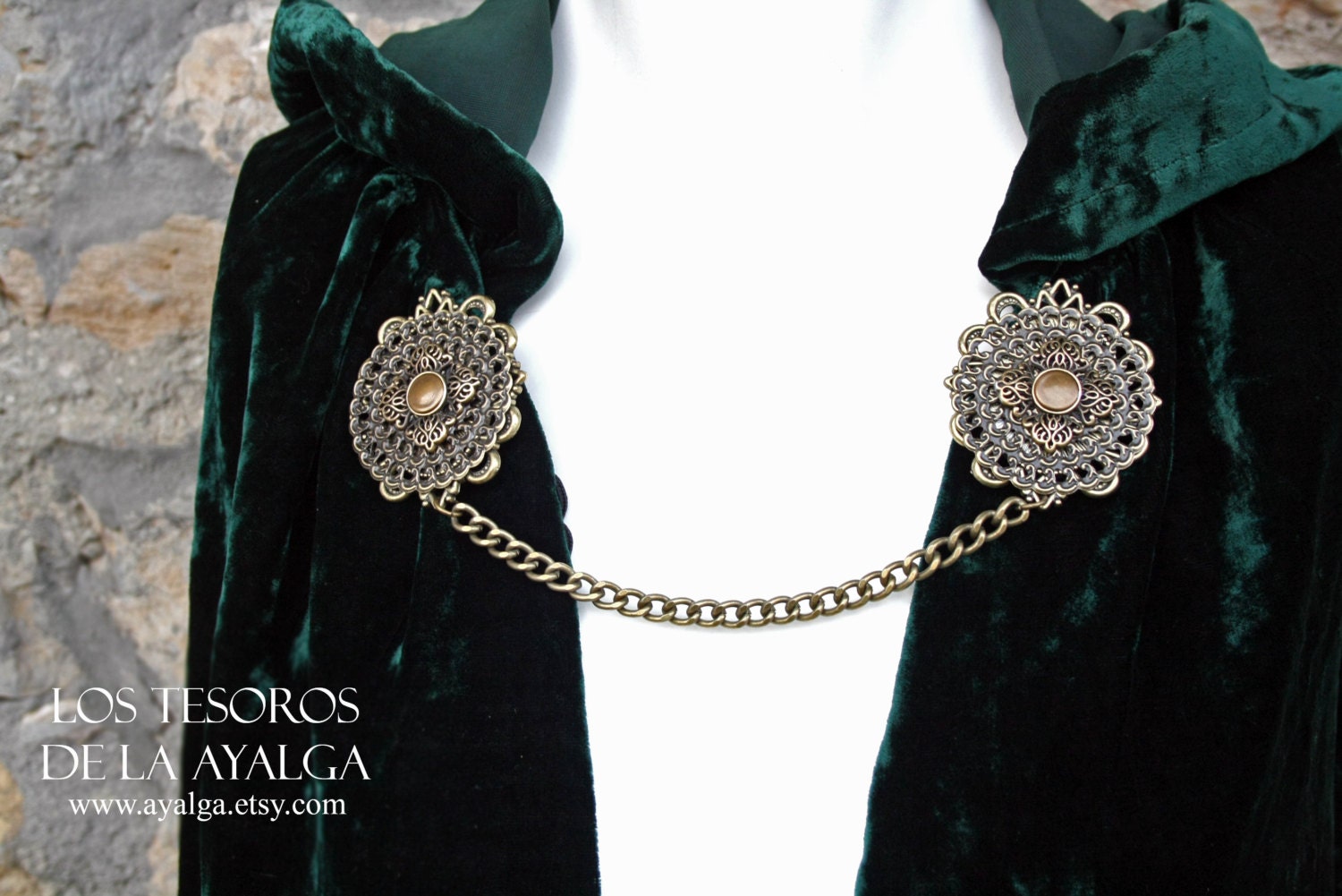 Clasp brooch cloak statement jewelrycloak pin brooch Etsy