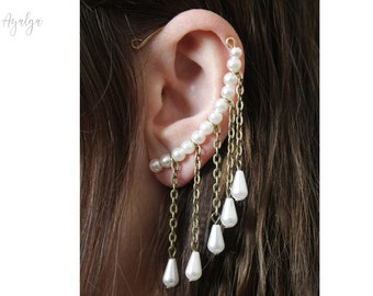 ear cuff, elvish earrings, elf ear, statement jewelry, elven tiara,  elf ears,  ear climber