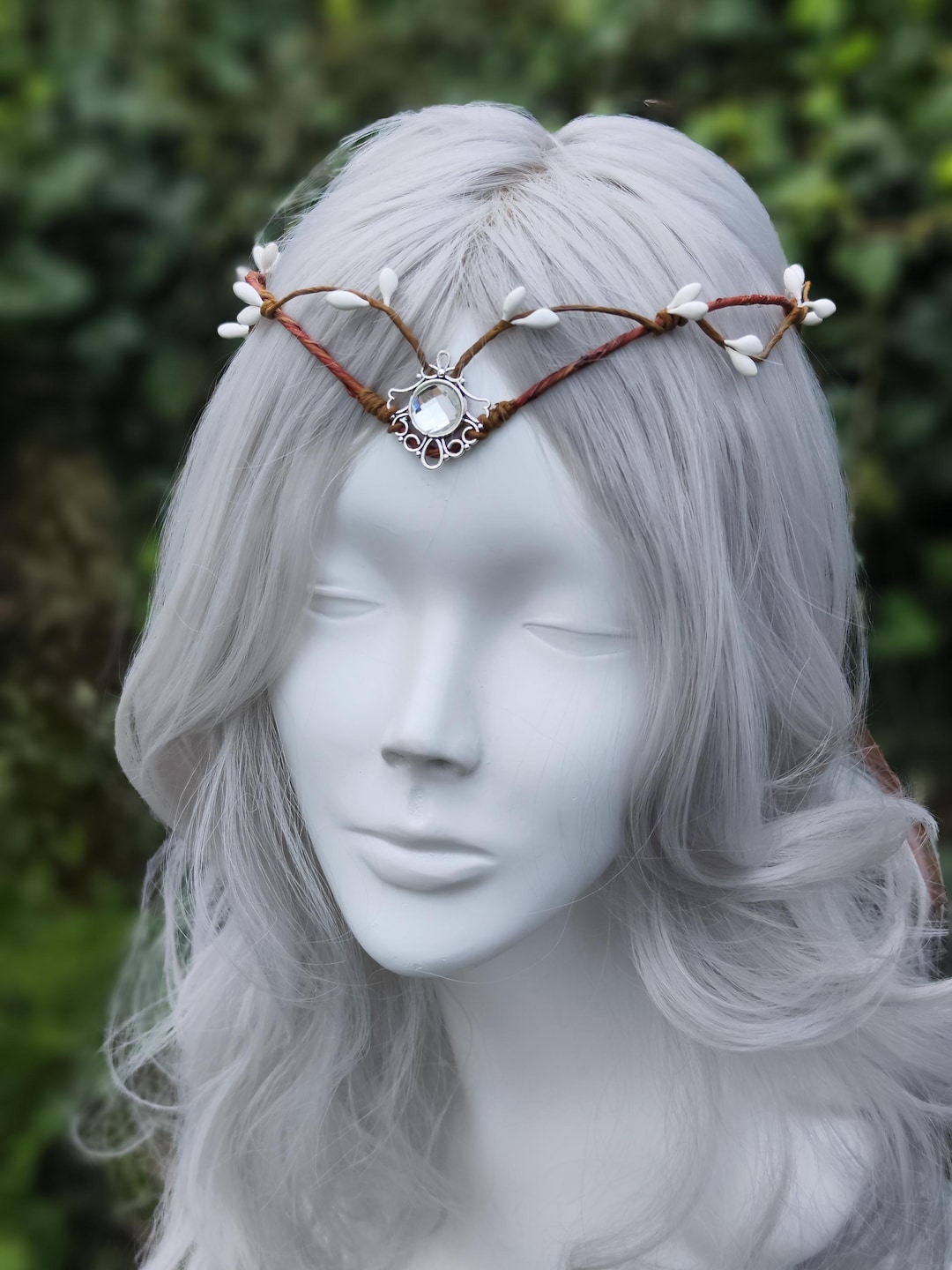 Woodland Elf Tiara Elven Headpiece Fairy Crown Crown Circlet