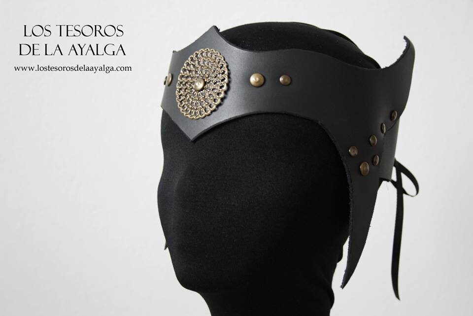 Leather Headpiece Warrior Crown Statement Jewelry - Etsy