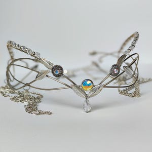 Handmade Elven Tiara, Wedding and Party Accessory, Handmade Tiara for Brides and Bridesmaids