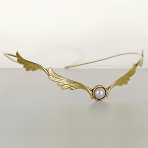 golden elvish tiara made of brass, golden elven tiara, wedding jewelry