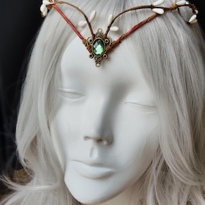 Tiara de elfo del bosque / Corona de hadas con diadema élfica White