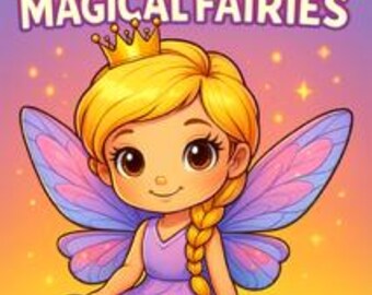 Whimsical Fairy Coloring Pages – 15 Page Fantasy Art (PDF Download)