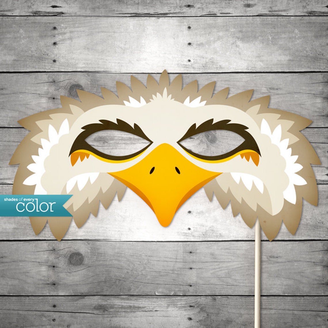 DIY Printable Eagle Mask - Mardi Gras, Birthdays, Masquerade Ball ...