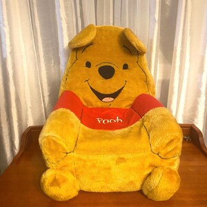 Vintage Disney Winnie the Pooh Plush Child Toddler Foam Chair Bear