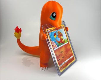 3D Printed Charmander Card Holder – Pokemon TCG Display Stand