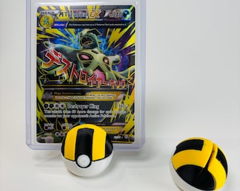 Ultraball TopLoader Card Stand Weighted Display Holder For Pokemon Cards