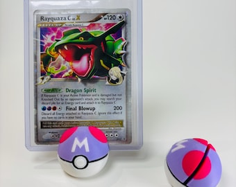 Masterball TopLoader Card Stand Weighted Display Holder For Pokemon Cards