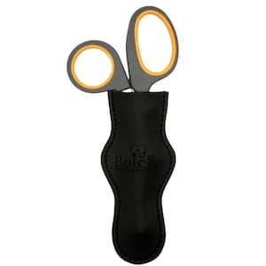 Op maat gegraveerde leren EMT-schaarholster: BATCLIP, links-/rechtshandig, gemaakt in Maine