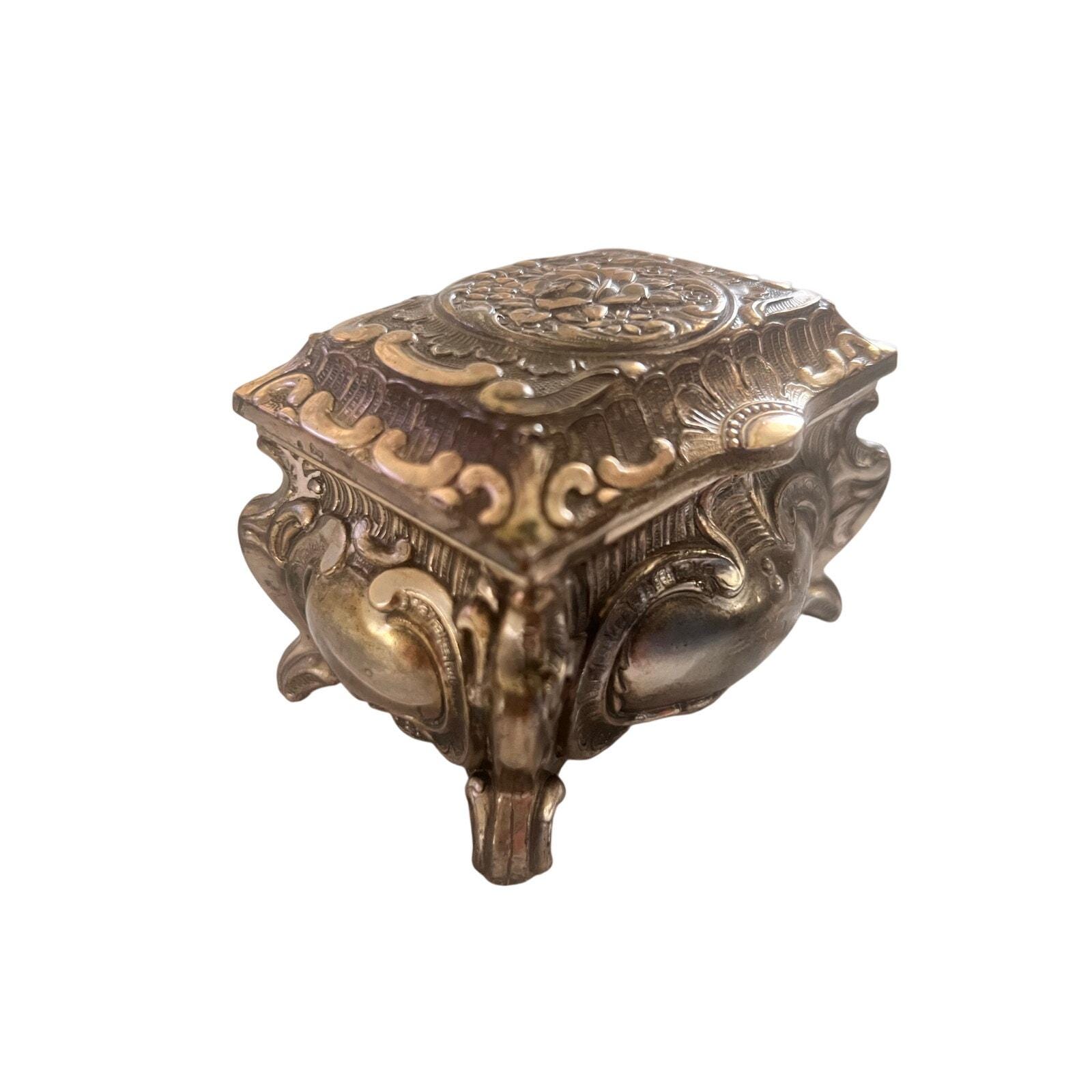 Antique Silver Box Made in Japan - Etsy