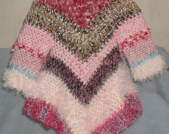 Jacket/cardigan hand crocheted original one of a kind, size Med/Lg