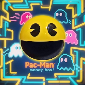 Retro Pac-Man Money Box with Waka Waka Sound Namco 80s Arcade Game Collectible