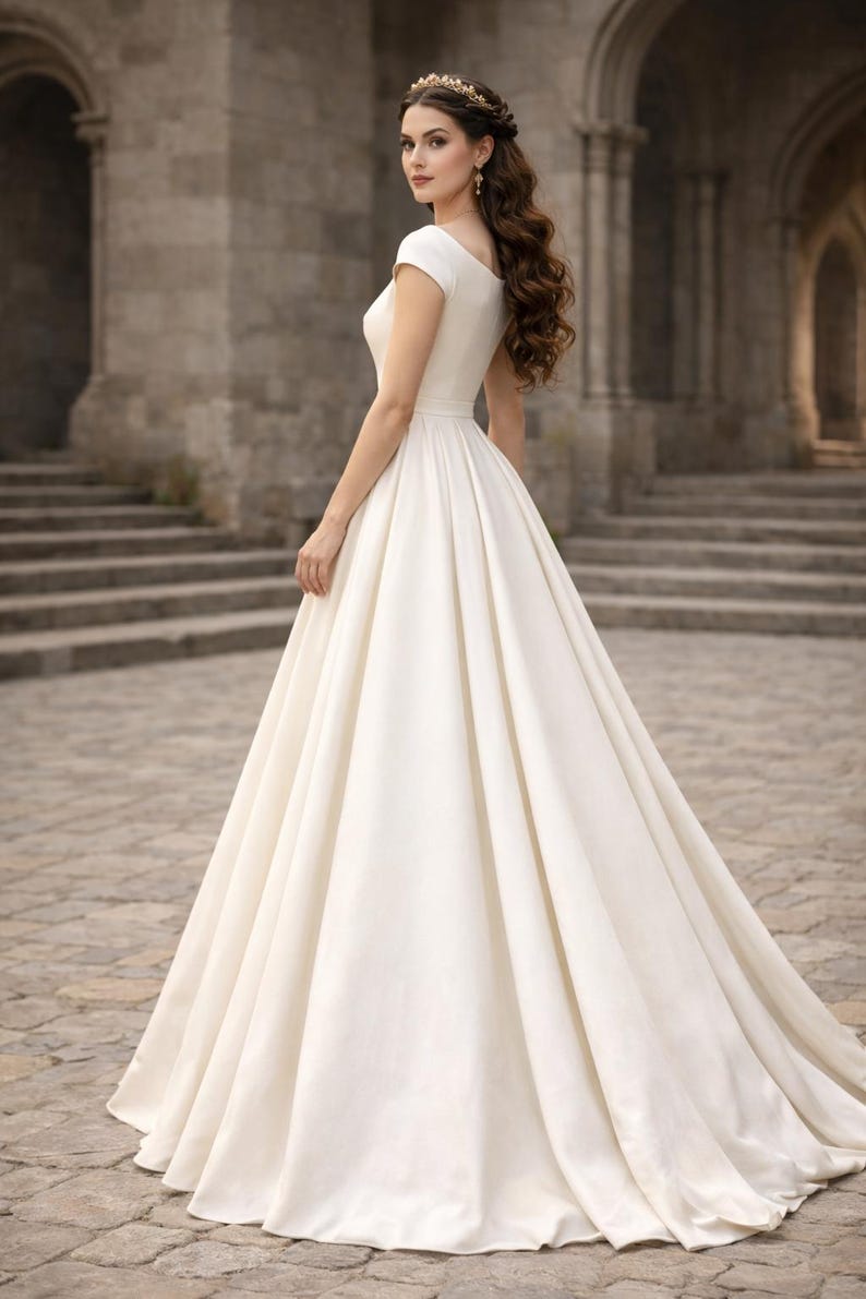 Renaissance Dress Sewing Pattern – Sleeveless Full-length Gown (PDF ...