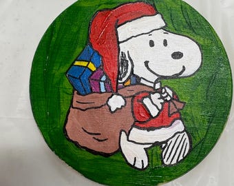 Christmas Snoopy Coaster