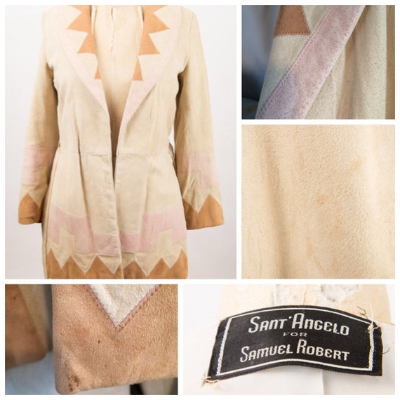 Vintage Giorgio Sant Angelo Suede Pant Suit: 1970… - image 5