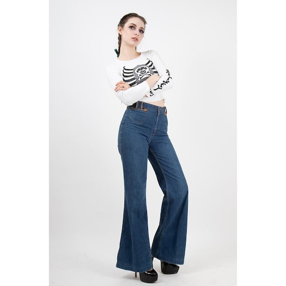 Vintage Landlubber jeans / 1970s high waist bell b