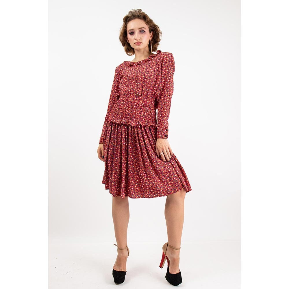 Red Skirt Valentino - Etsy